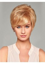 Cheap Blonde Synthetic Lace Front Wigs 