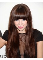 Shimmering Long Synthetic Carly Rae Jepsen Wigs 
