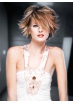 Fashion Short Straight Capless Synthetic Wigs 