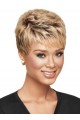 Short Human Mono Wigs